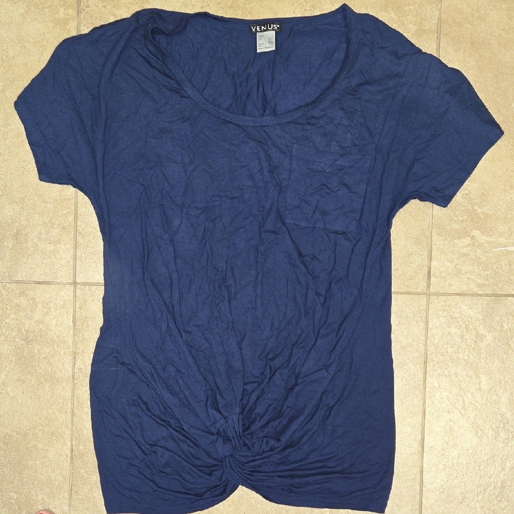 VENUS Women's Blue Top